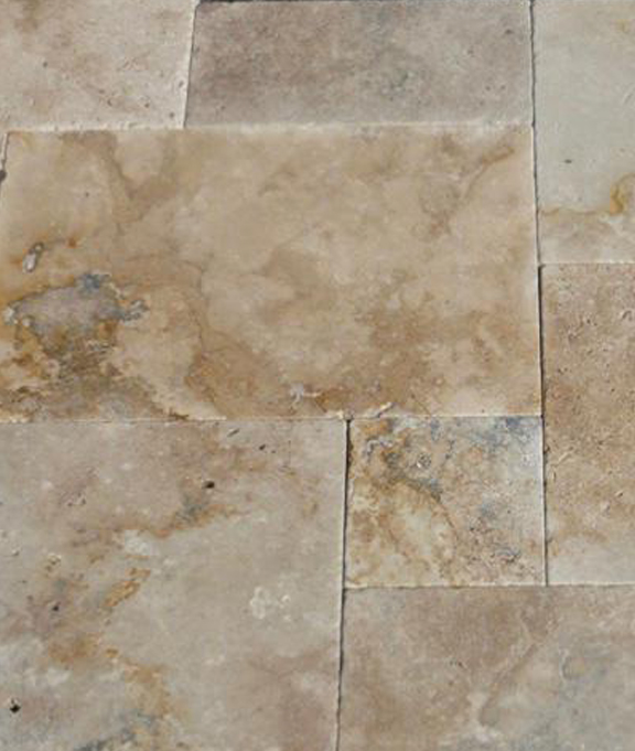 COUNTRY CLASSIC TUMBLED TRAVERTINE PAVERS